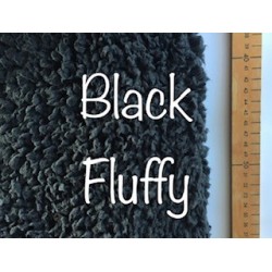 Black fluffy